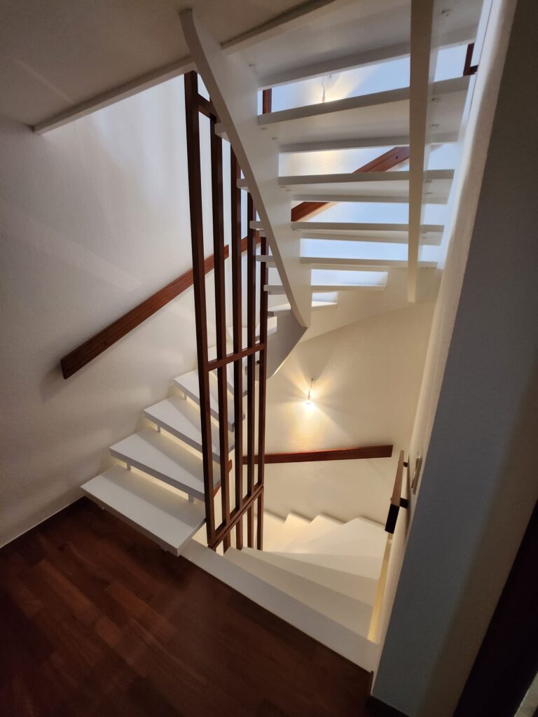 Treppenlackierung Ergebnis