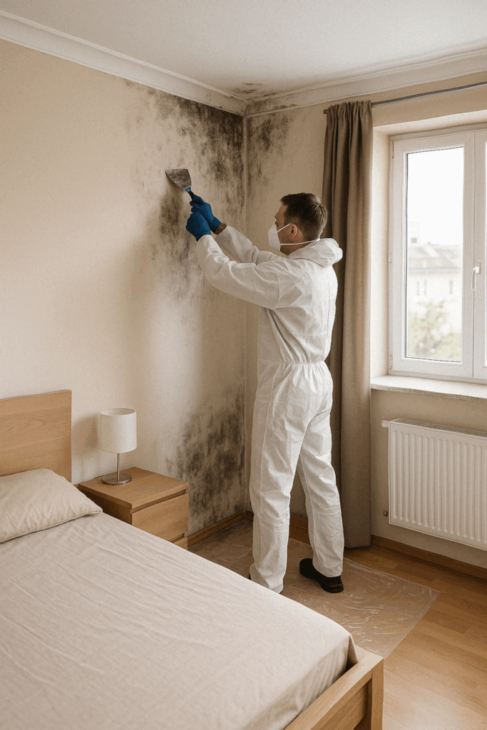 Schimmel in der Wohnung entfernen